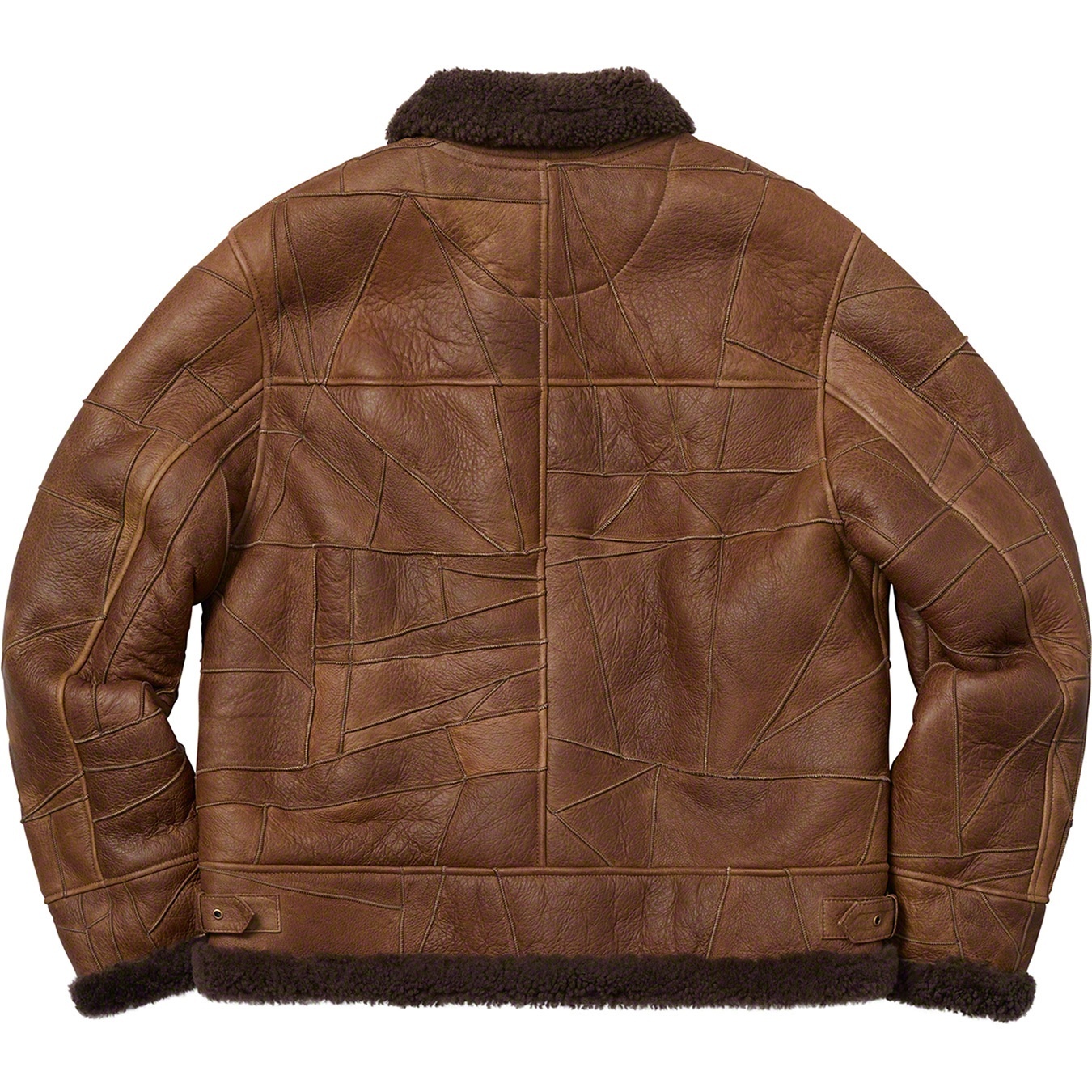 Patchwork Shearling B-3 Jacket view 3